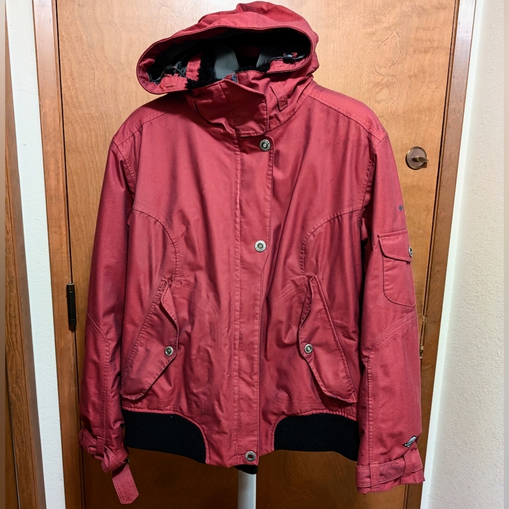 Columbia Titanium Omni Tech Snow Jacket Coat Women's Large